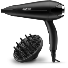 BaByliss D572DE Turbo Smooth 2200 Hair Dryer - Powerful, Fast & Salon-Quality Results